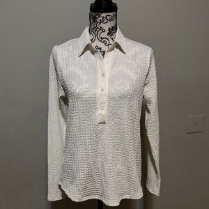 Women's White Button Down Shirt